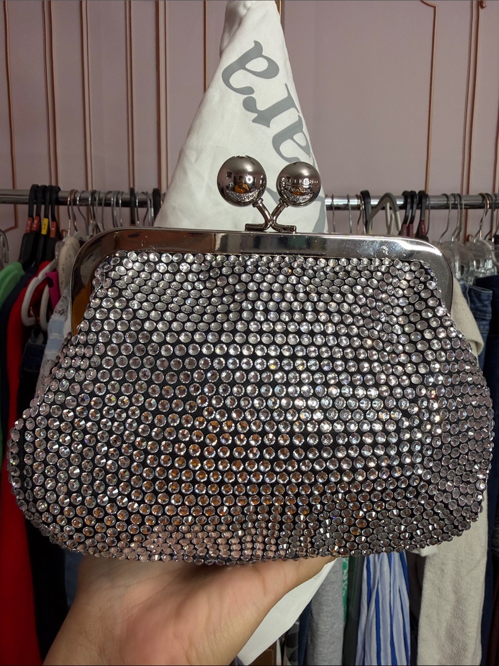 Weekend Max Mara Eliche Small Pasticcino Bag With Crystals - Picture 2 of 11